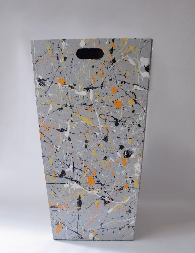 Cardboard Chair Jackson Pollock 3