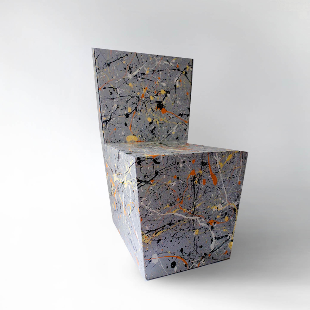 Cardboard Chair Jackson Pollock Thumb
