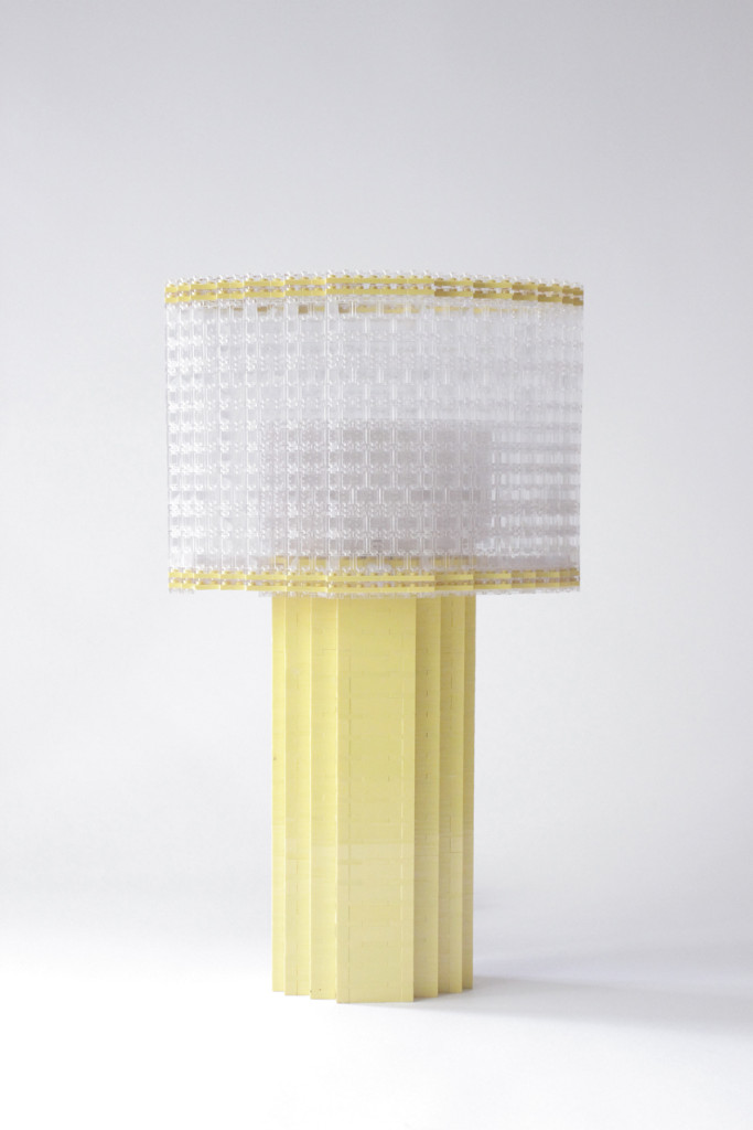 Oval Tube Lamp, Yellow 2 Small